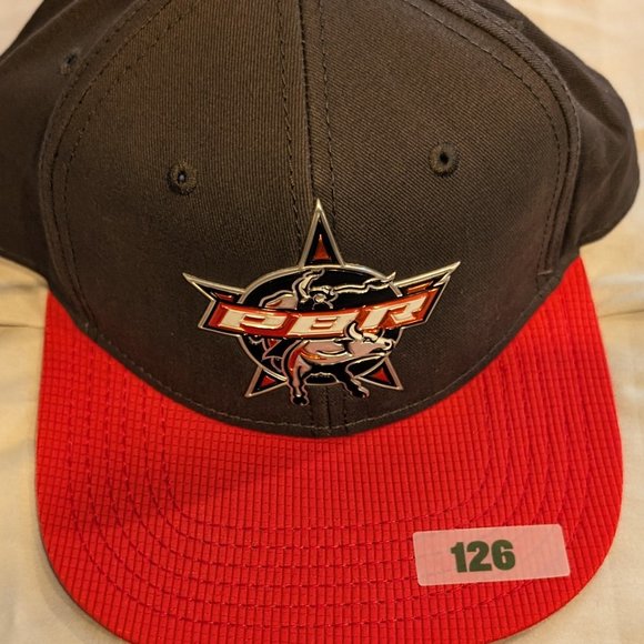 Professional Bull Riders (PBR) Flat-Brim Snap-Back Hat - Picture 1 of 4